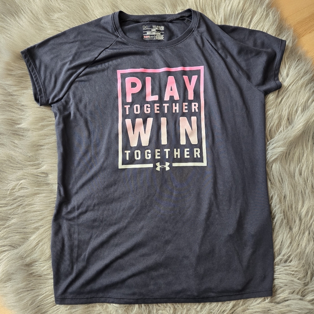 Under Armour Loose Fit Girls Athletic Tshirt